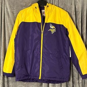NFL Minnesota Vikings Football Jacket Men’s size Large